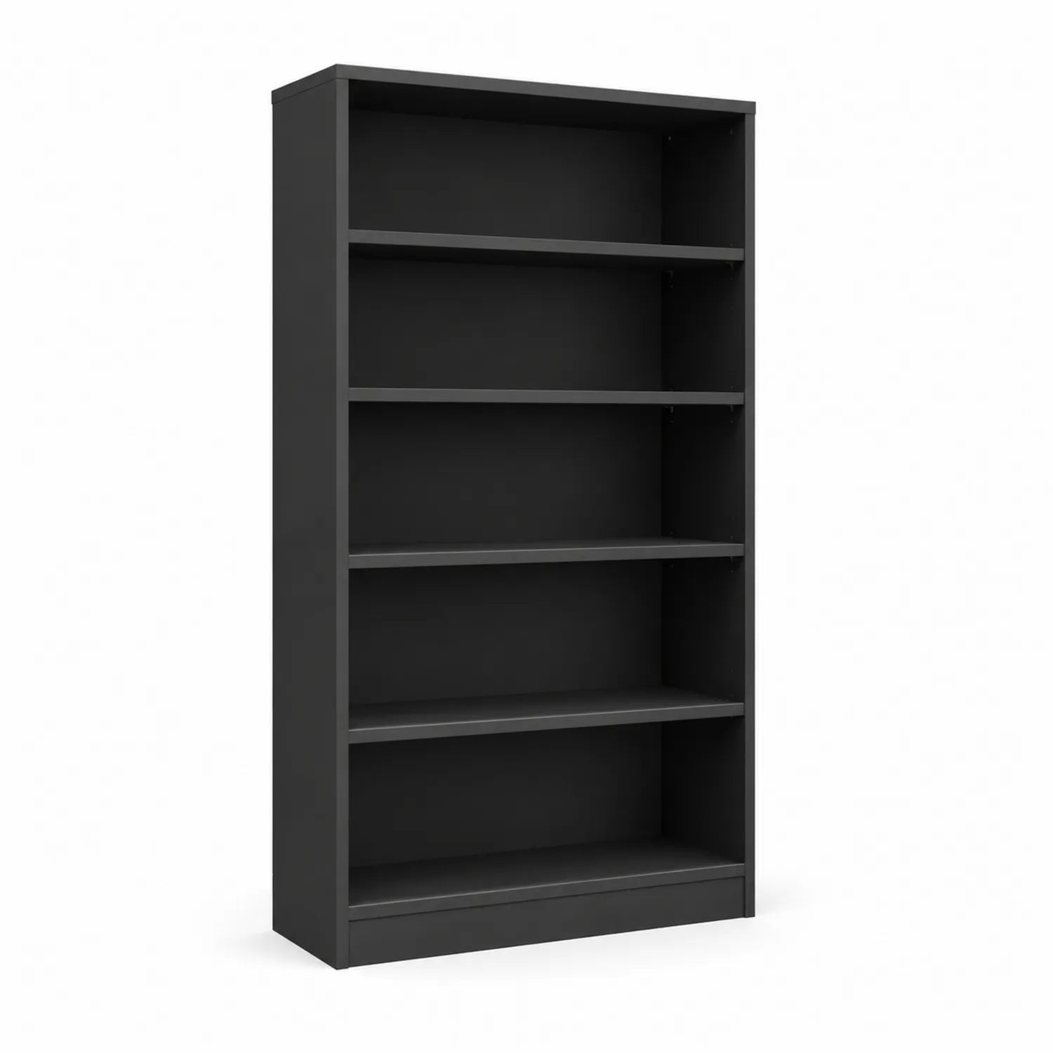 Libreria Verticale in Legno Composito Nero 180x80x30 cm