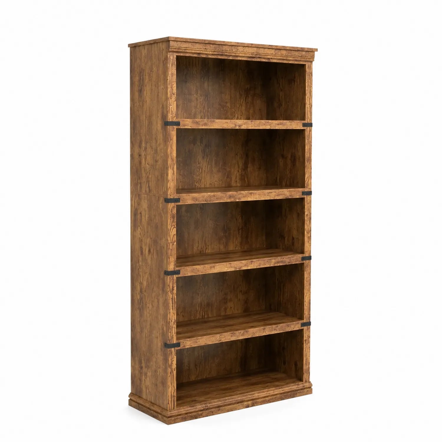 Libreria in Legno 5 Ripiani 180x90x30 cm