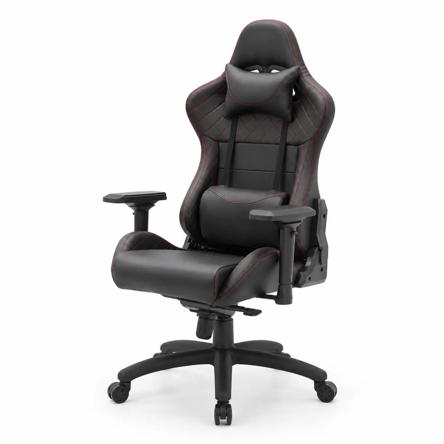 Sedia da gaming in pelle sintetica regolabile Nero/Rosso