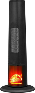 Ardes Termoventilatore Torre Ceramico 2000W con LED Effetto Fiamma e Telecomando