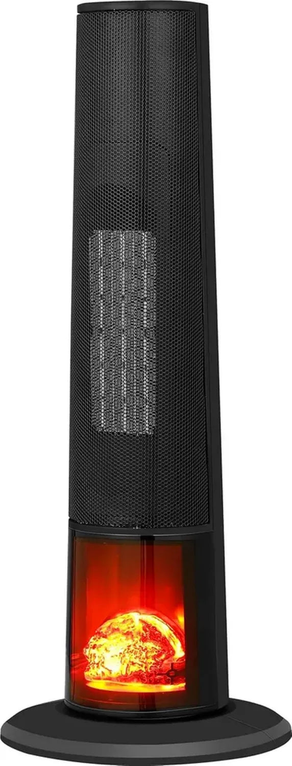 Ardes Termoventilatore Torre Ceramico 2000W con LED Effetto Fiamma e Telecomando