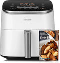 COSORI Friggitrice ad Aria 6L Turbo Blaze, Motore DC, 10 Programmi e 5 Velocità, 110 Ricette, 1725W, Bianco