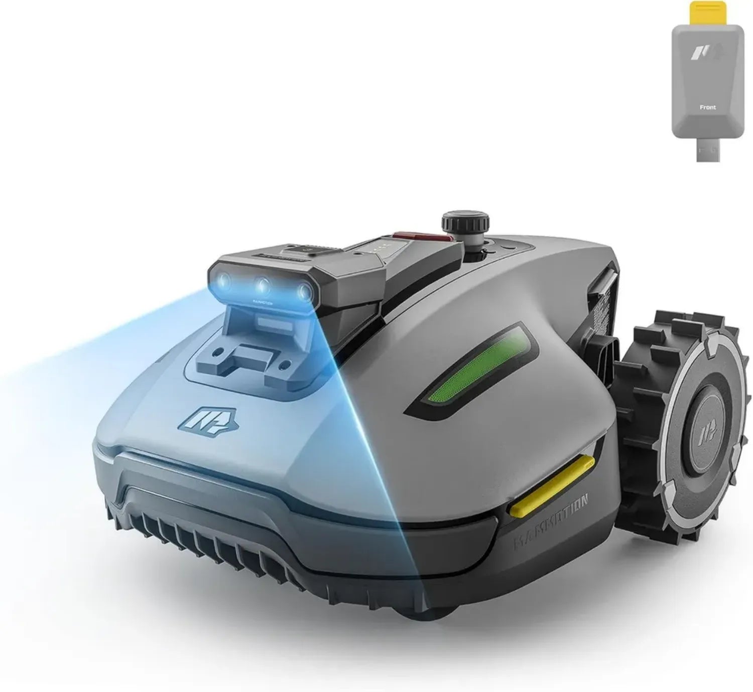 Robot Rasaerba MAMMOTION YUKA mini 2 500 con Tripla Telecamera AI e Modulo 4G, Taglio Senza Fili e Senza Interruzioni