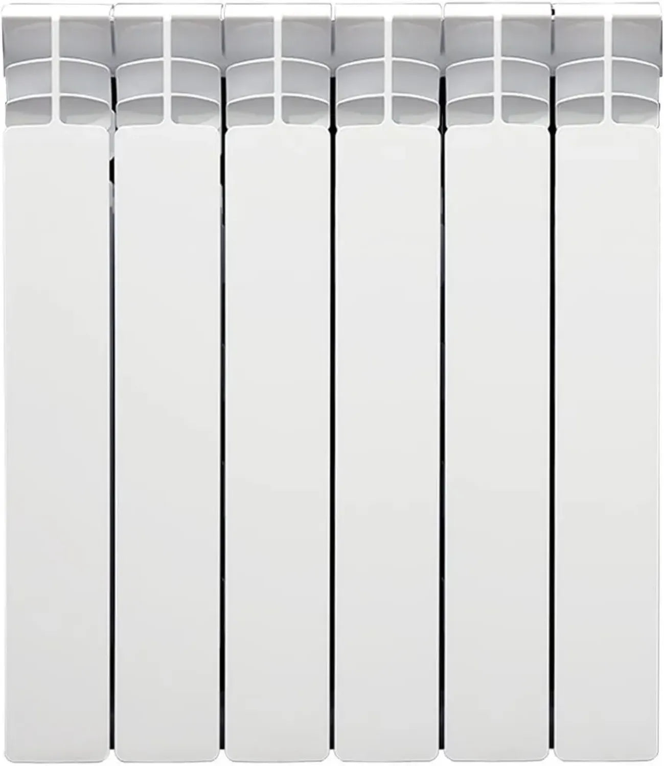 Radiatore Fondital Exclusivo D3 in Alluminio Pressofuso, 6 Elementi, Bianco, 500 mm
