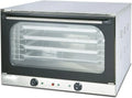 Ristoattrezzature Forno Elettrico a Convezione con Vapore e Grill, 4 Teglie 60x40 cm, 5 kW, Comandi Manuali