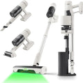 Roborock H60 Aspirapolvere Wireless con Dock Auto-Svuotante, 60 Minuti di Autonomia, Potente Scopa Elettrica 115 AW per Peli Animali, Spazzola Anti-Groviglio, LED Verde