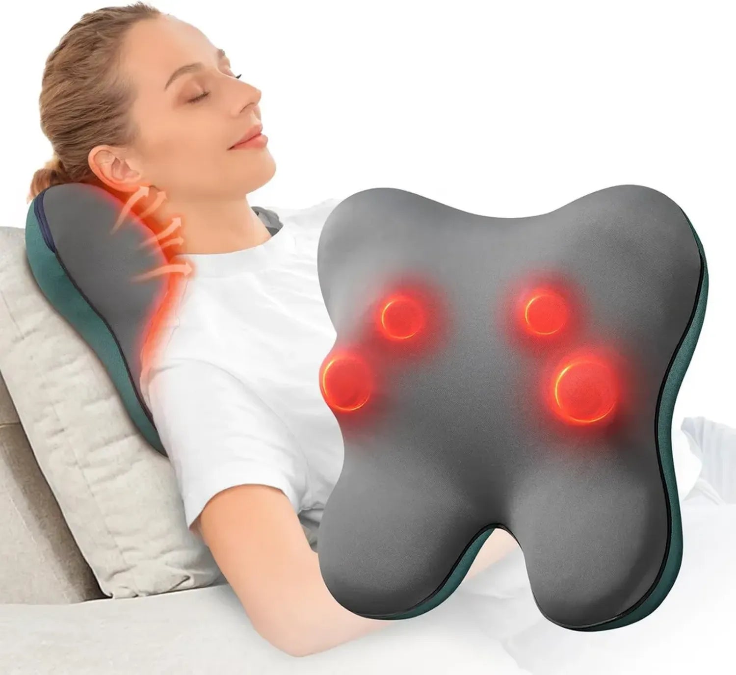 Massaggiatore Cervicale Bob e Brad EZBack con Calore e Funzione Shiatsu