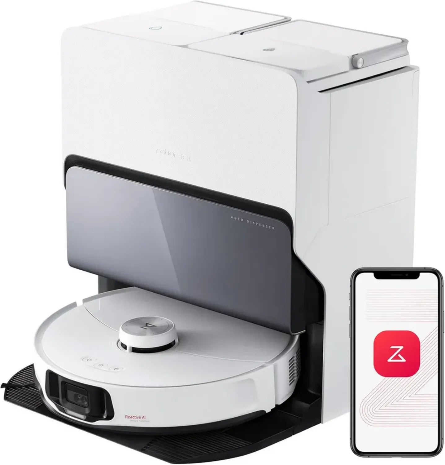 Roborock S8 MaxV Ultra - Robot Aspirapolvere Lavapavimenti con Stazione Autopulente 8-in-1, Potenza 10000Pa, Intelligenza Artificiale Avanzata