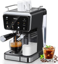 Macchina espresso Yabano 20 bar con schermo touch, 6 bevande, montalatte 500 ml