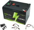 Batteria LiFePO4 24V 120Ah per Illuminazione, Energia Solare ed Eolica