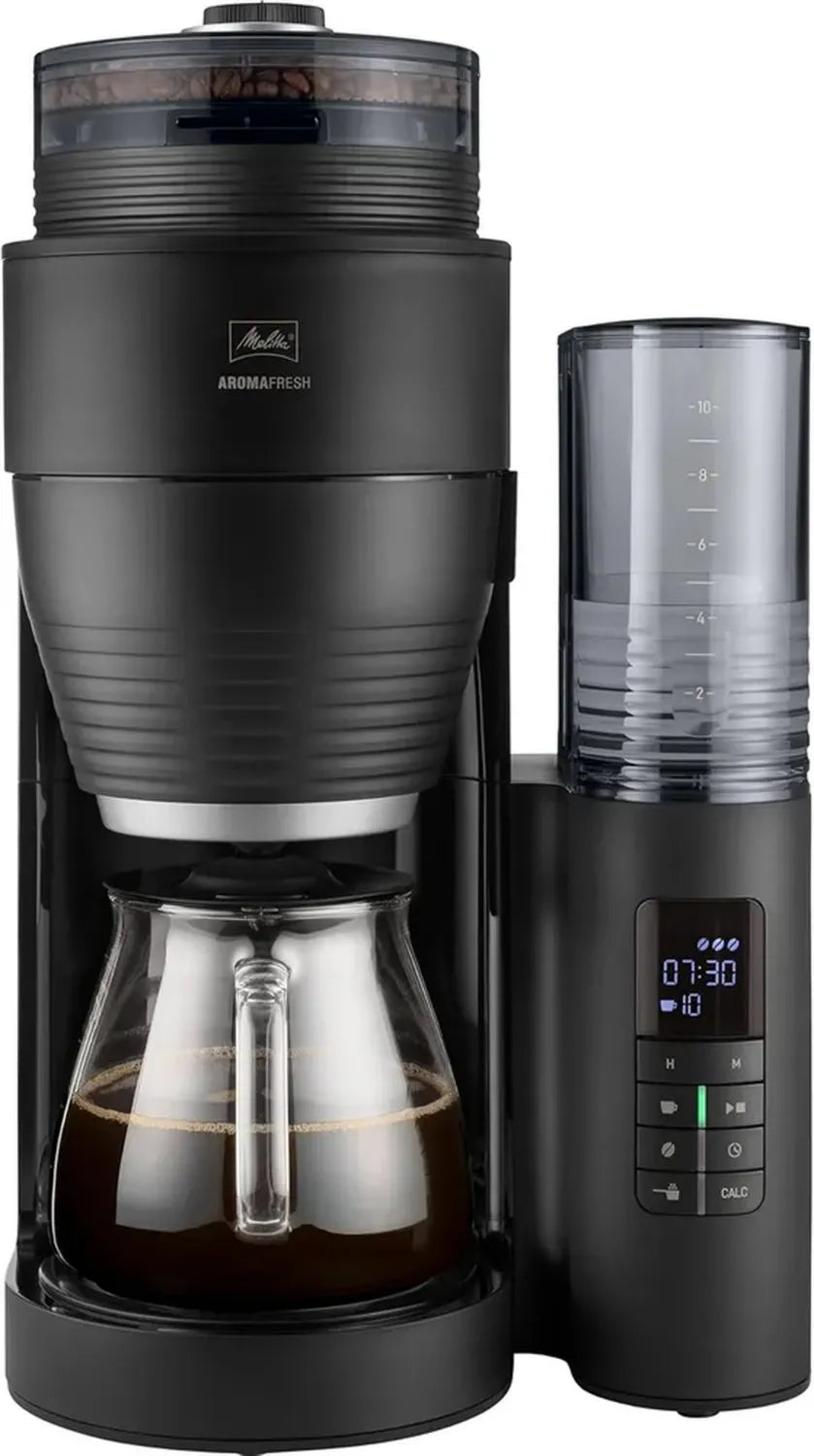 Macchina da Caffè Melitta AromaFresh, Nuova Generazione, Nero/Argento
