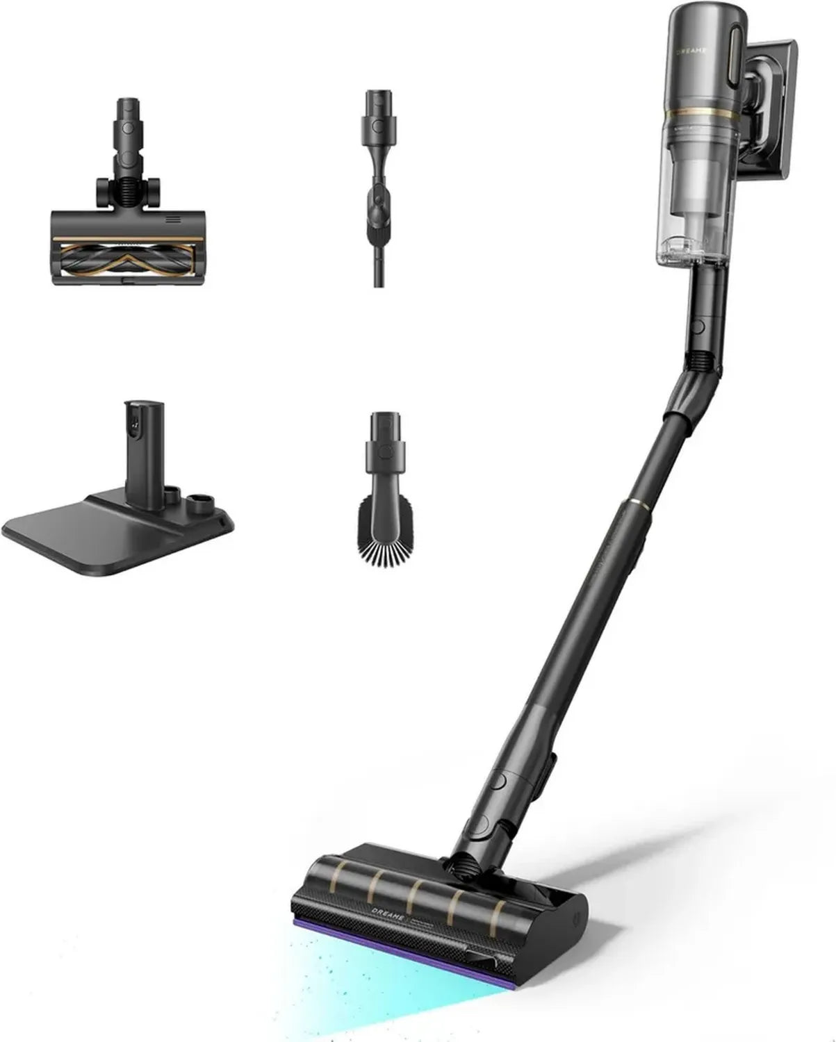 DREAME V20 Pro Aspirapolvere Senza Fili, Potente da 24000PA, Autonomia 90 Minuti, Filtrazione 99,99%, Perfetto per Pavimenti e Tappeti