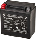 Batteria Moto 12V Yuasa YTX14H AGM ad Alte Prestazioni, Nero, Senza Manutenzione