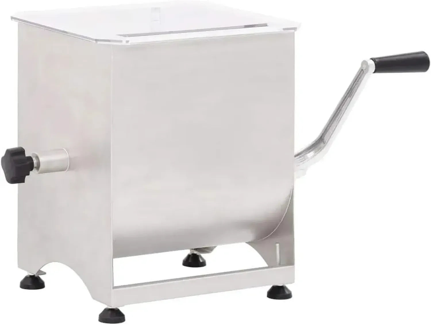 Miscelatore Manuale per Carne in Acciaio Inox 44L Argento