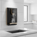 Erogatore d'Acqua Calda a Parete 2200W, Riscaldamento Rapido, 3 Livelli di Temperatura, Collegamento Diretto per Casa e Ufficio, Nero