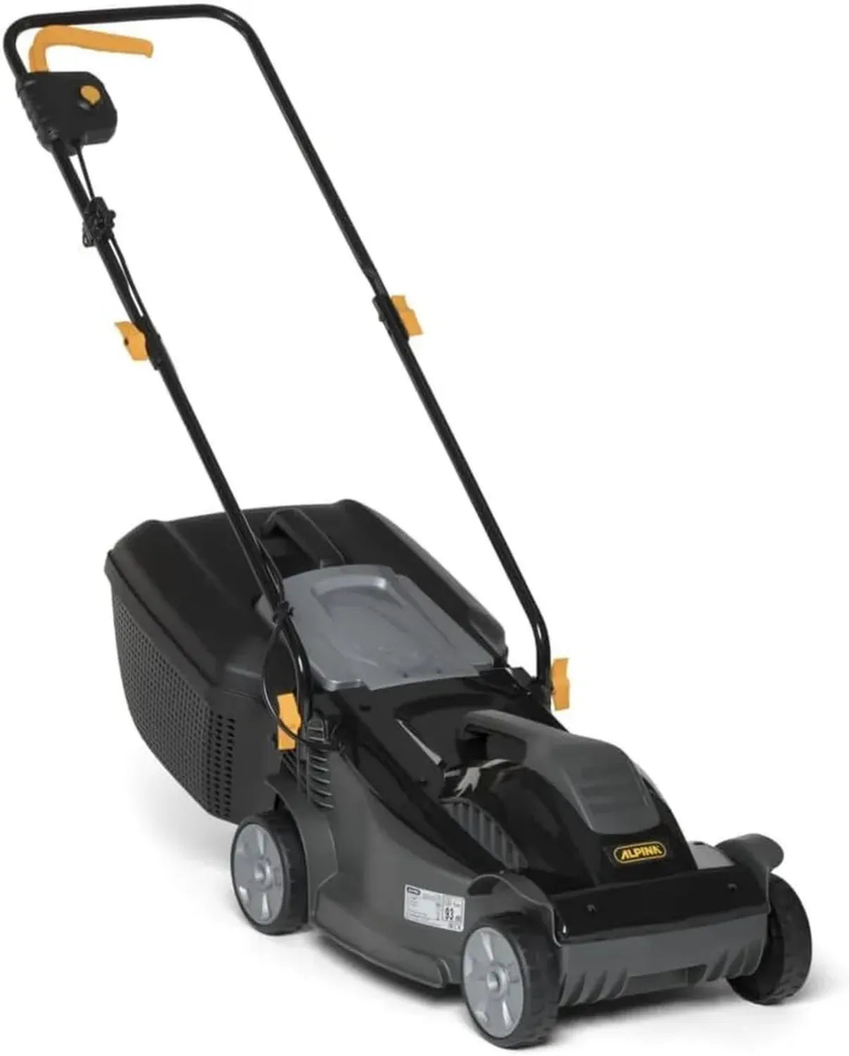 Tagliaerba Elettrico Alpina BL 380 E, 1400 W, 38 cm, per Aree Fino a 500 m², Regolazione Altezza in 3 Livelli