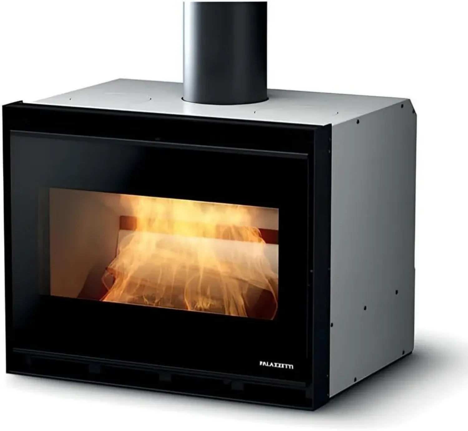 Inserto Caminetto a Legna Ecopalex GTM90 con Focolare in Thermofix e Base in Ghisa, 13.5 kW, Classe A+, 5 Stelle