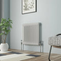 Radiatore Orizzontale Bianco 600x605mm Stile Classico per Bagno