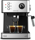 Cecotec Espresso 20 Professionale, 1,5L, 20 bar, doppia uscita, acciaio inossidabile