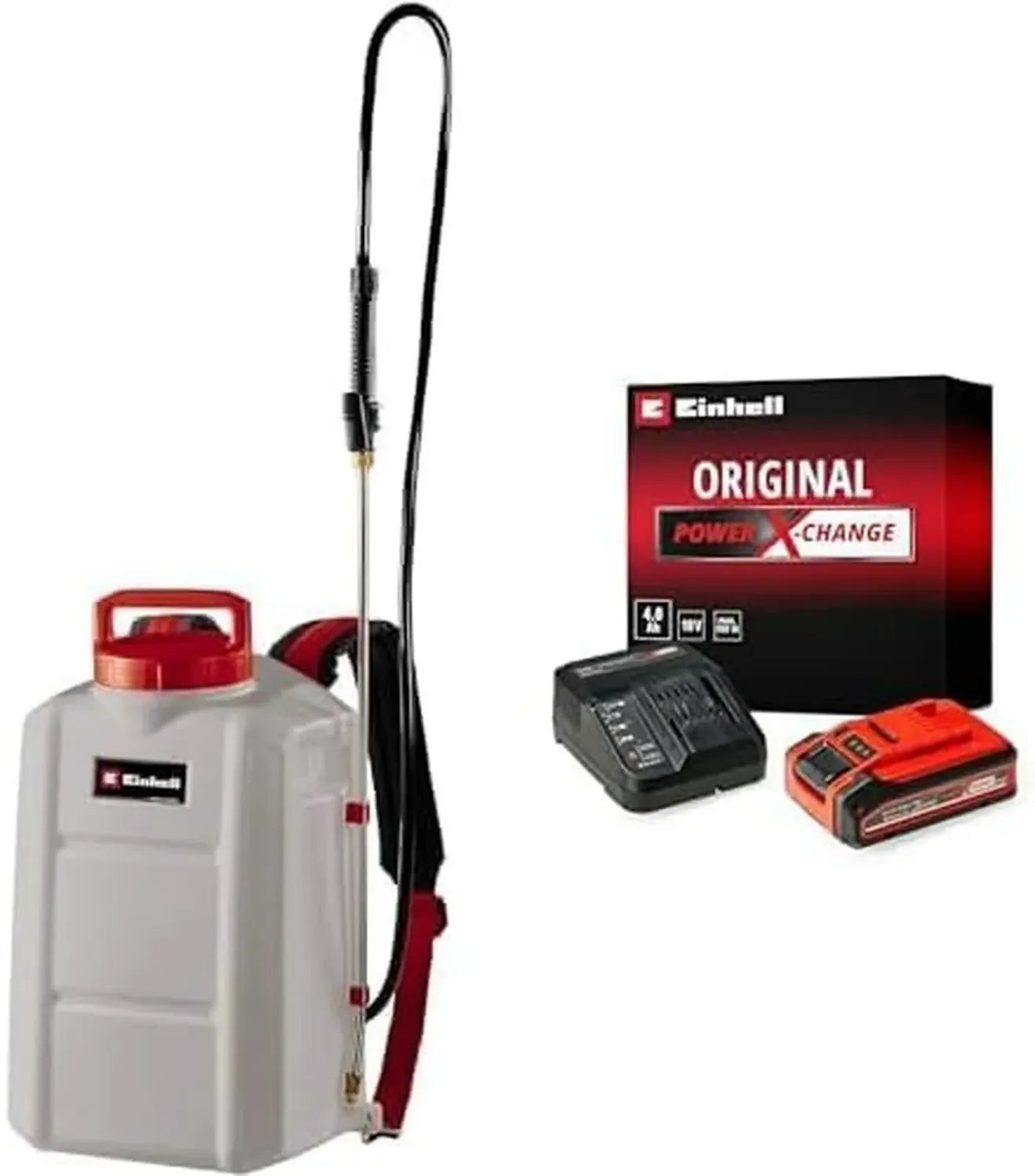 Spruzzatore a pressione senza filo Einhell GE-WS 18/150 Li-Solo con Starter Kit 4,0Ah
