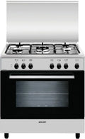 Cucina a Gas Glem A855EI Nero Inox