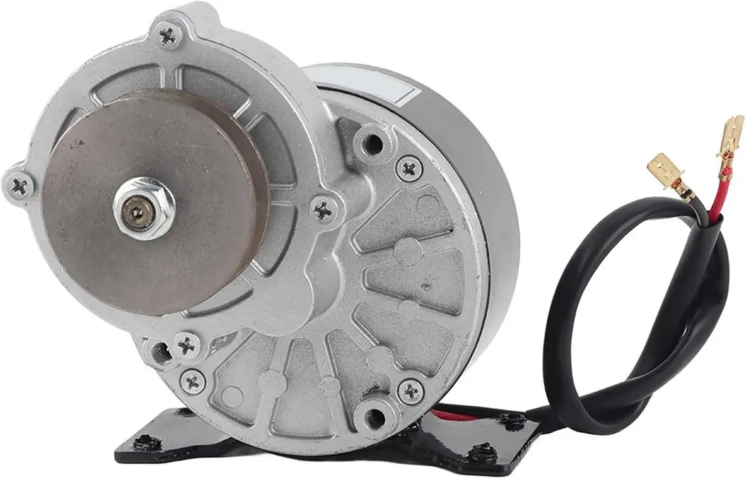 Motore Elettrico 12V 250W Rame Puro con Puleggia Dentata per Auto