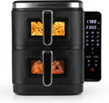 Friggitrice ad Aria GOURMETmaxx XXL, Doppia Camera con Display Touch