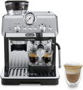 Macchina da Caffè Manuale De'Longhi La Specialista Arte con Funzione MyLatte Art, 8 Livelli di Macinazione e Controllo della Temperatura