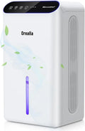 Deumidificatore Portatile 2.5L Silenzioso con Spegnimento Automatico e Timer, Luci LED 7 Colori