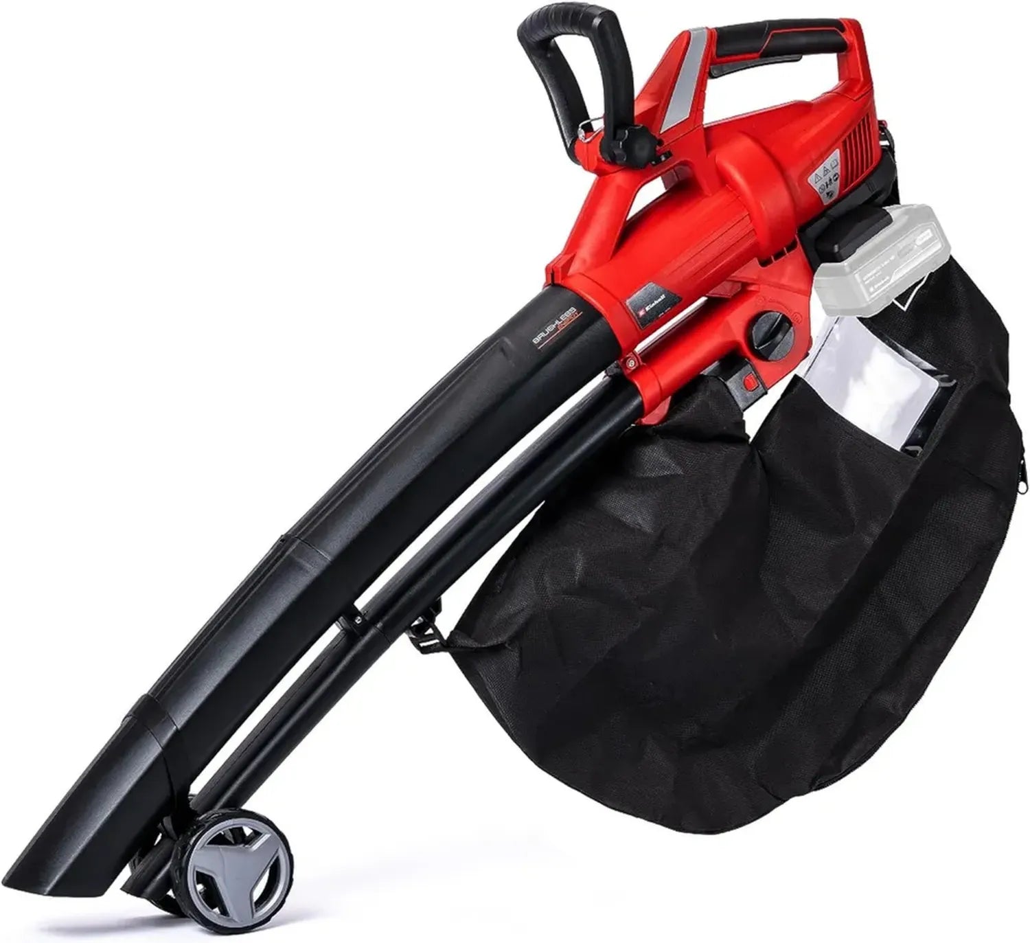 Soffiatore e Aspiratore a Batteria Einhell Solo, Colore Rosso/Nero