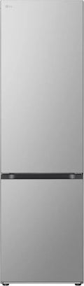 LG Frigorifero Combinato 387L No Frost, Classe D, Raffreddamento Lineare, Compressore Inverter Intelligente, Diagnosi Intelligente, Porta Inox