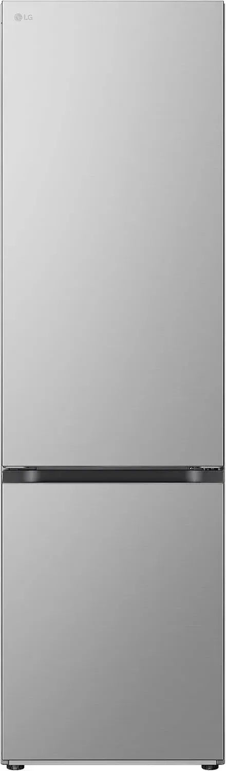 LG Frigorifero Combinato 387L No Frost, Classe D, Raffreddamento Lineare, Compressore Inverter Intelligente, Diagnosi Intelligente, Porta Inox